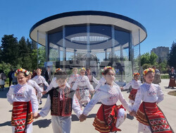 Стара Загора - откриване на монумент "Интеркосмос България 1300"