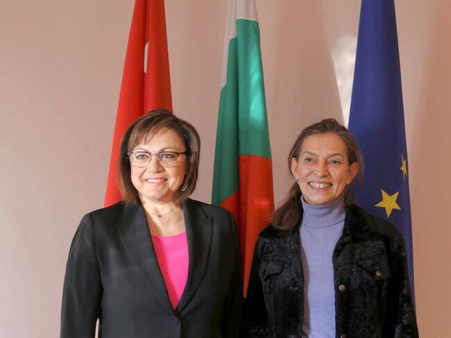 БСП: Нинова обсъди с германския посланик търговския стокообмен и инвестициите в страната