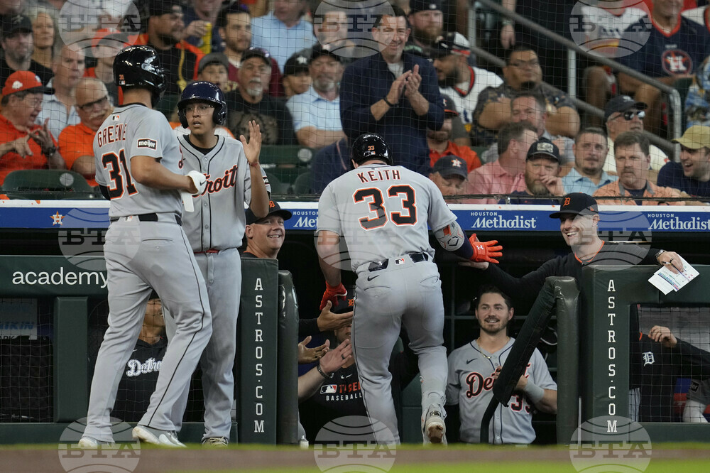 Tigers Astros Baseball