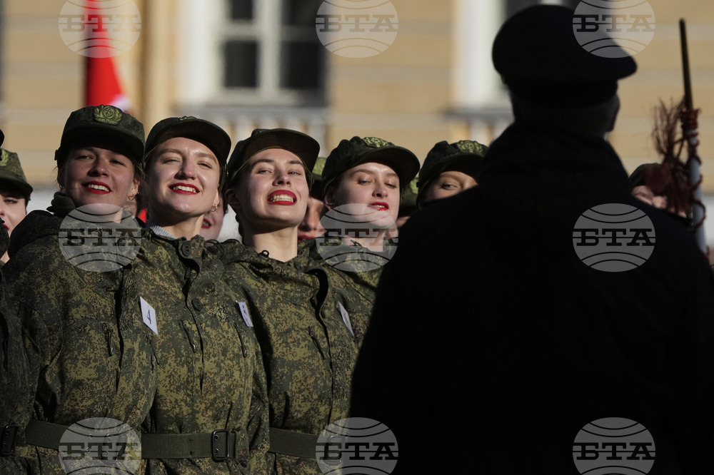 APTOPIX Russia Victory Day Parade Rehearsal