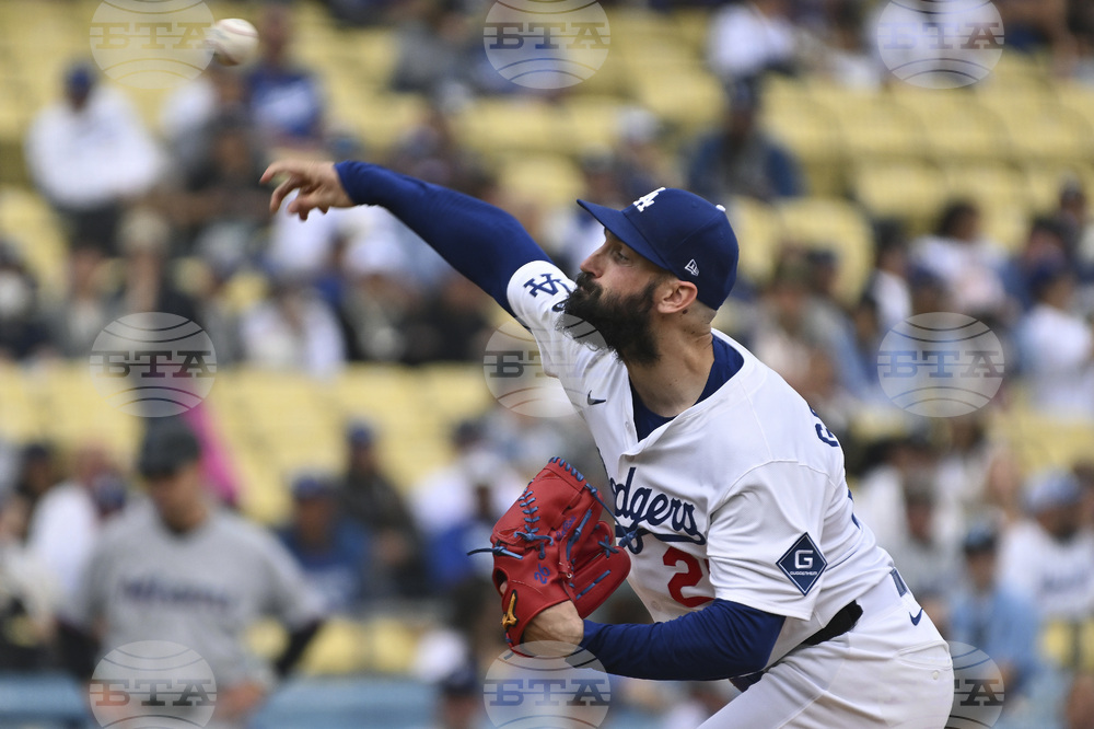 Marlins Dodgers Baseball