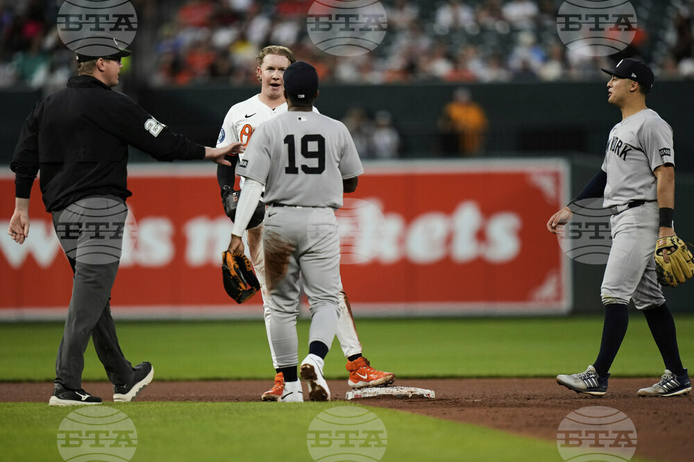 Yankees Orioles Baseball