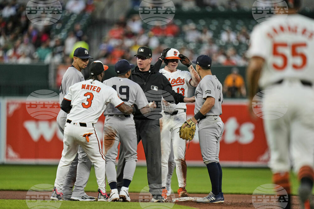Yankees Orioles Baseball