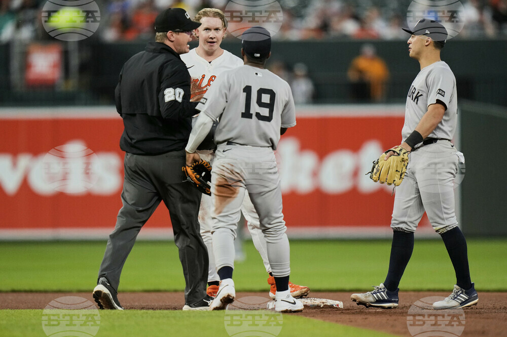 Yankees Orioles Baseball