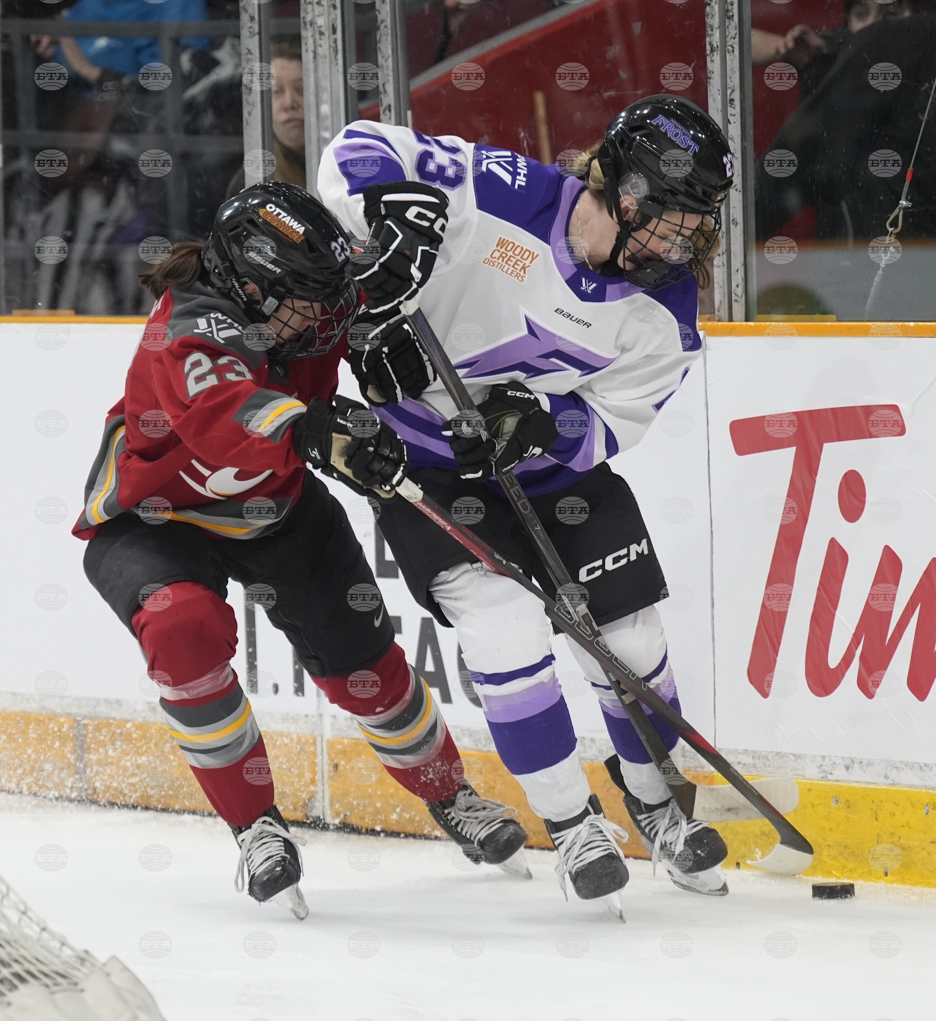 PWHL Frost Charge Hockey