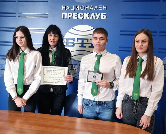 Национален пресклуб на БТА Видин - ученици - филм за Апостола - представяне