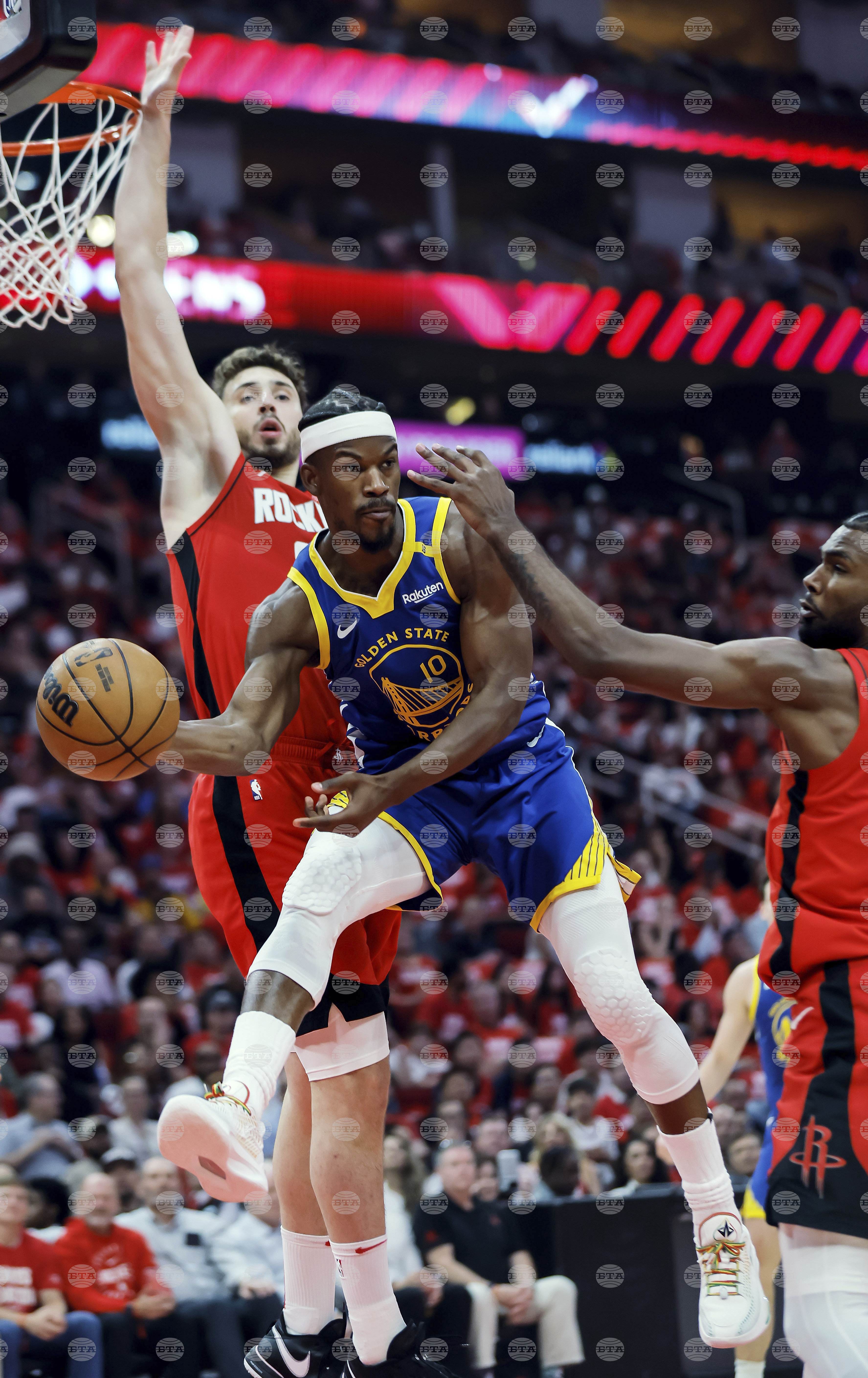 Warriors Rockets Basketball