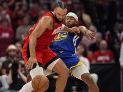 APTOPIX Warriors Rockets Basketball