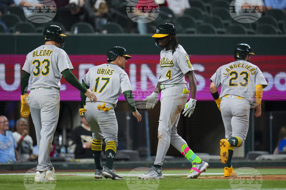 Athletics Rangers Baseball