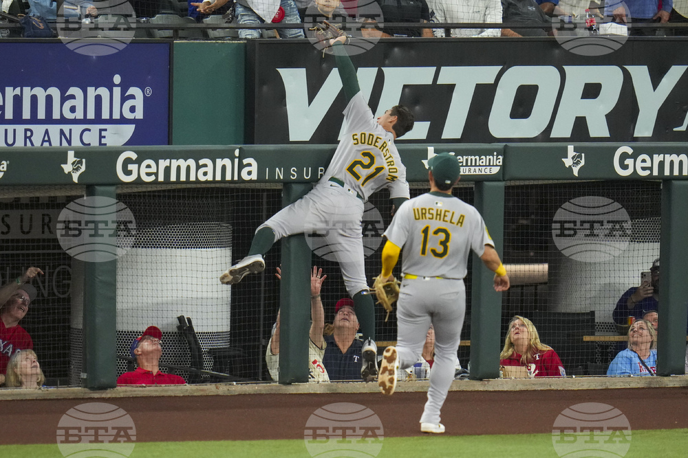 Athletics Rangers Baseball