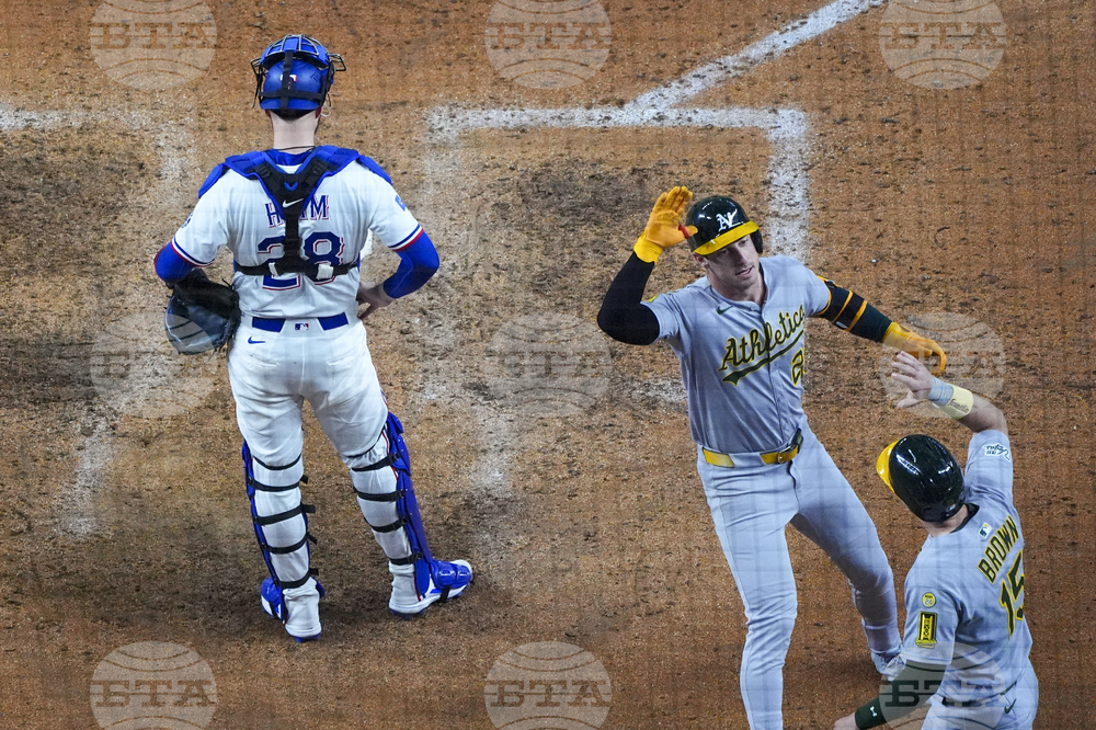 Athletics Rangers Baseball