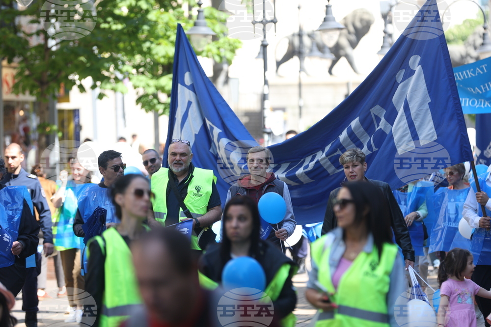 КТ „Подкрепа“ - Ден на труда - шествие