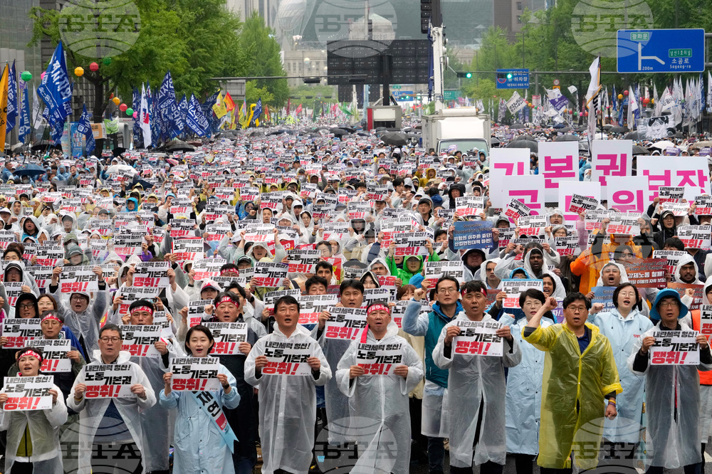 APTOPIX South Korea May Day Labor