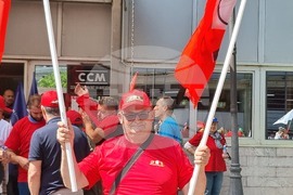 Северна Македония - Скопие - 1 май - протестен митинг