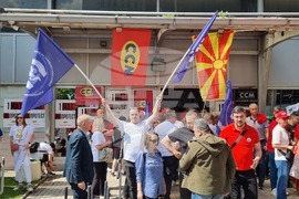 Северна Македония - Скопие - 1 май - протестен митинг