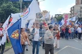 Северна Македония - Скопие - 1 май - протестен митинг