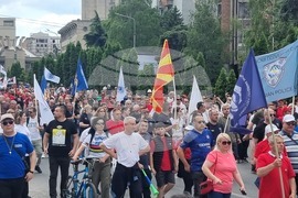 Северна Македония - Скопие - 1 май - протестен митинг