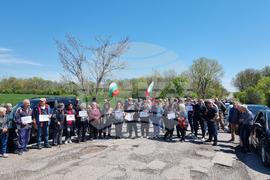 Село Войника - протест - път между селата Тамарино и Войника - блокада