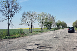Село Войника - протест - път между селата Тамарино и Войника - блокада