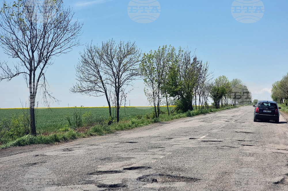 Село Войника - протест - път между селата Тамарино и Войника - блокада