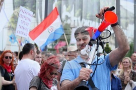 Сърбия - Ден на труда - протест
