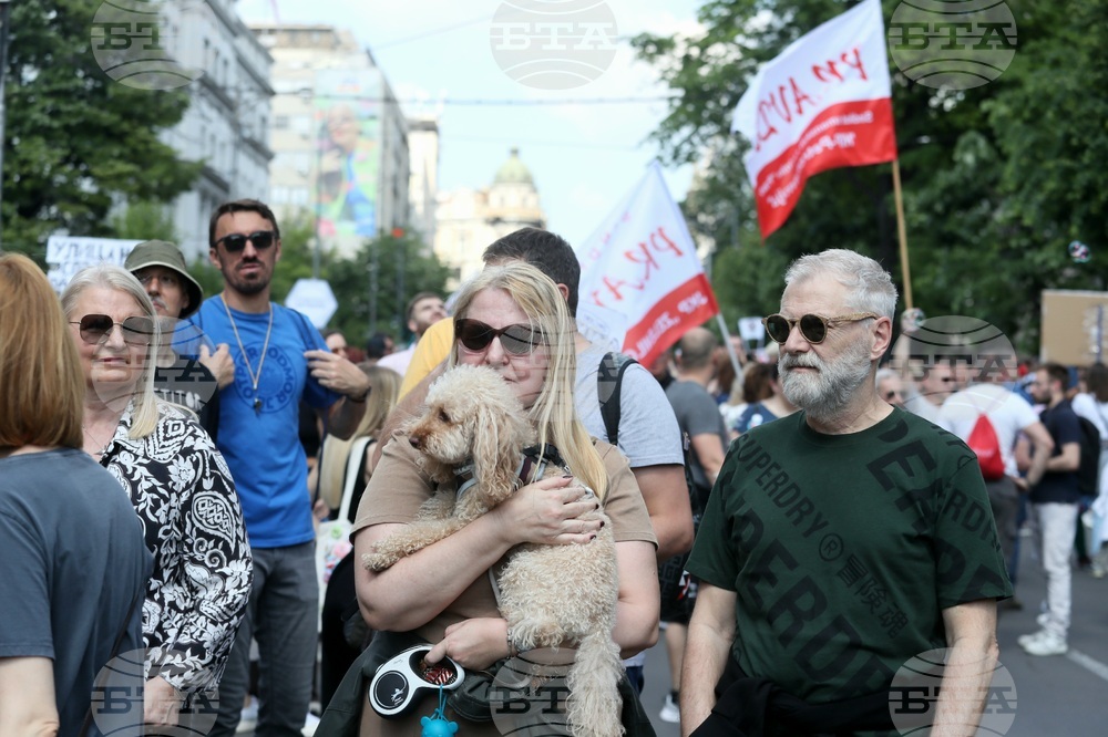 Сърбия - Ден на труда - протест