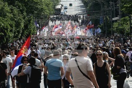 Сърбия - протест