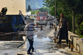 Пожар - контейнер за хартия