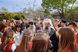 Варна - патриарх Даниил - посрещане