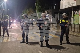 Хасково - протест - полицейска намеса