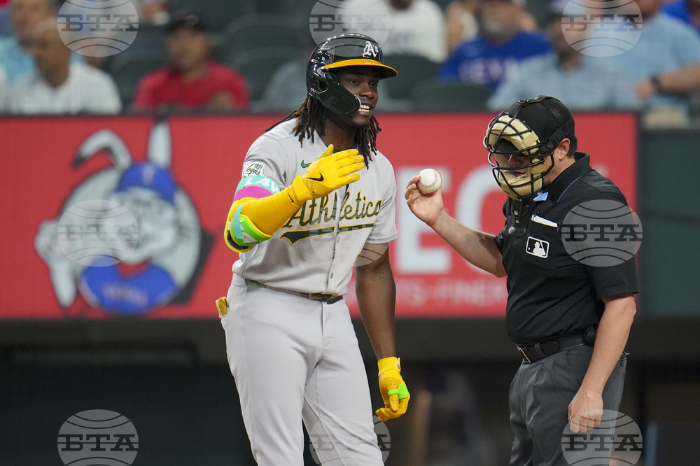 Athletics Rangers Baseball