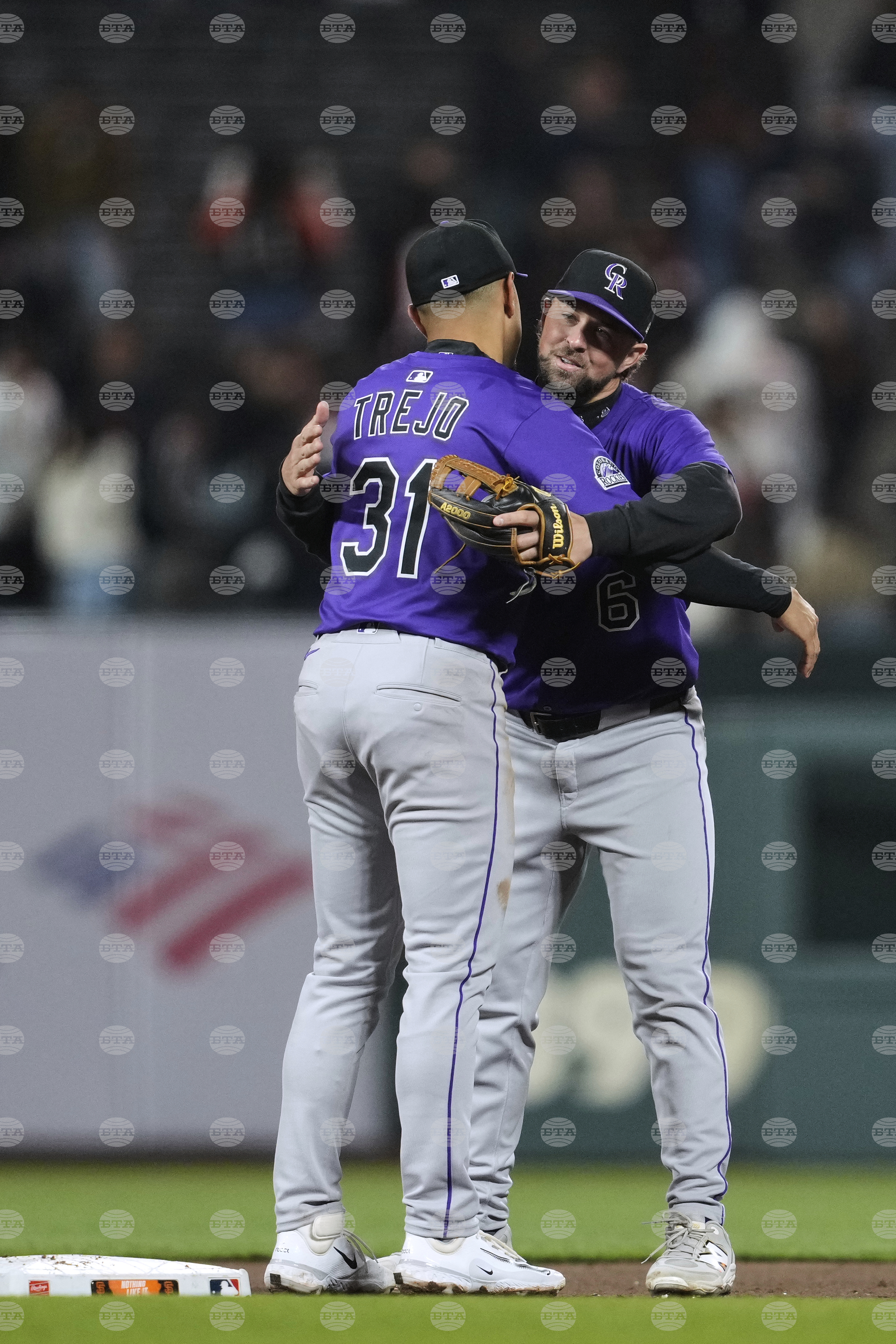 Rockies Giants Baseball