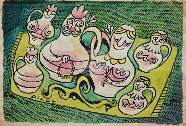 Музеят на занаятите в Троян получи дарение от 66 творби на карикатуриста Милко Диков 