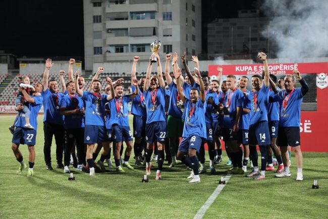 АТА: „Динамо Сити“ спечели Купата на Албания по футбол след дузпи срещу „Егнатия“ във финалния мач