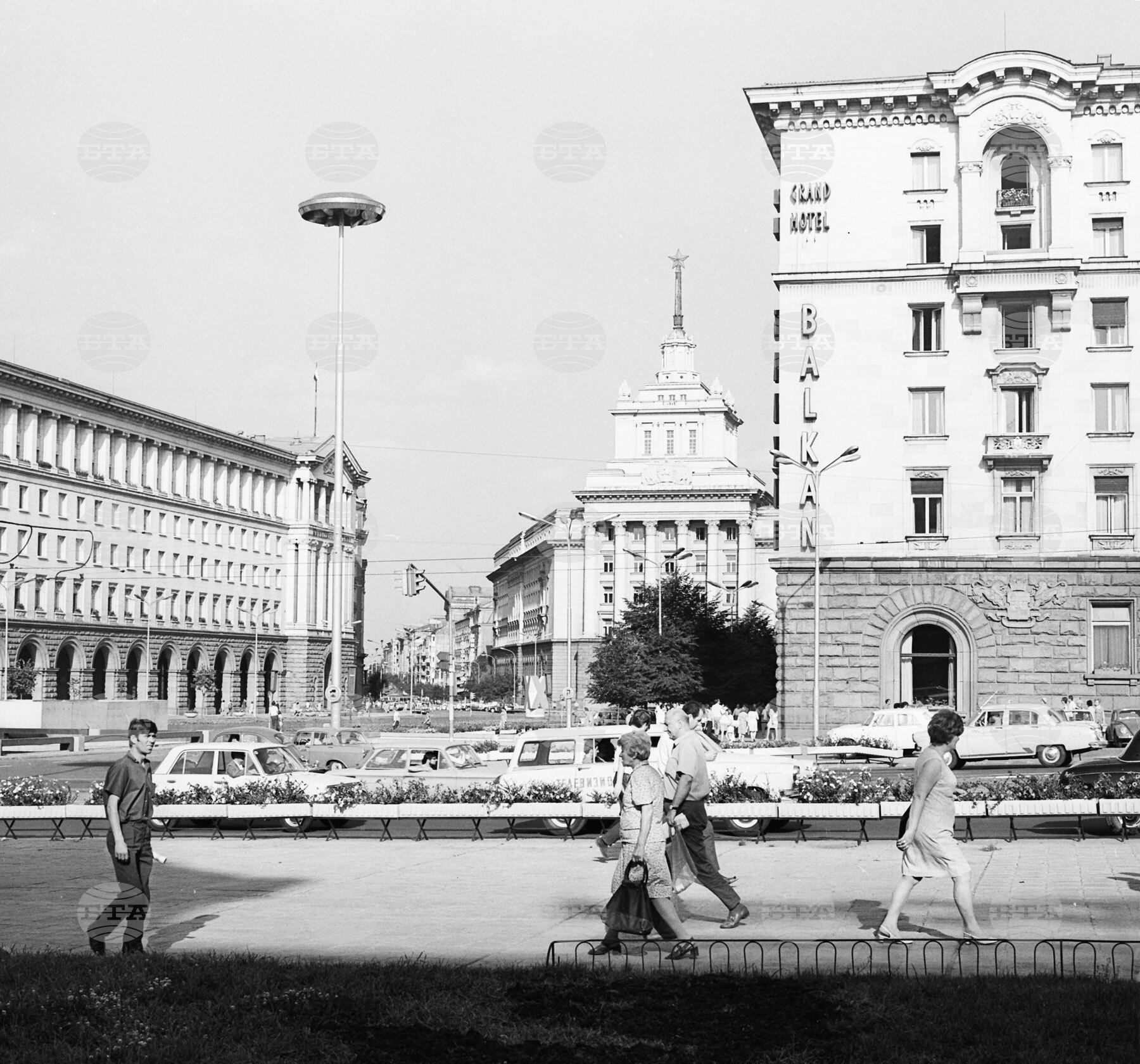София в снимки през 1971 година