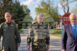 Село Граф Игнатиево - министър на отбраната - брифинг