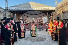 Плиска - Голяма базилика - молебен