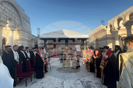 Плиска - Голяма базилика - молебен