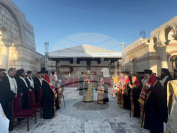 Плиска - Голяма базилика - молебен