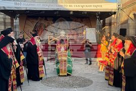 Плиска - Голяма базилика - молебен