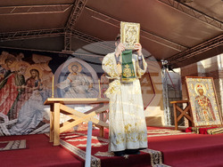 Плиска - Голяма базилика - молебен