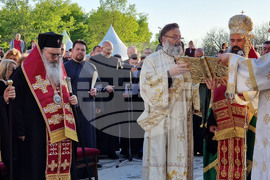 Плиска - Голяма базилика - молебен