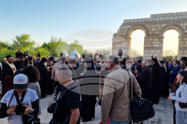 Плиска - Голяма базилика - молебен