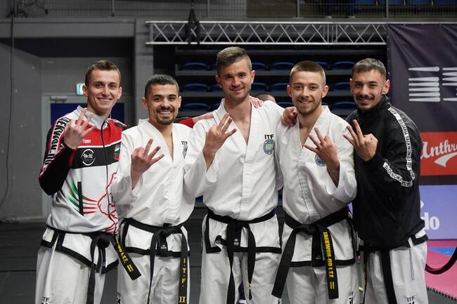 Българските състезатели спечелиха още два златни медала в третия ден на Европейското първенство по таекуон-до ITF