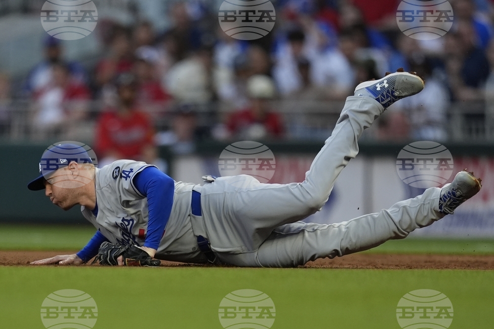 Dodgers Braves Baseball