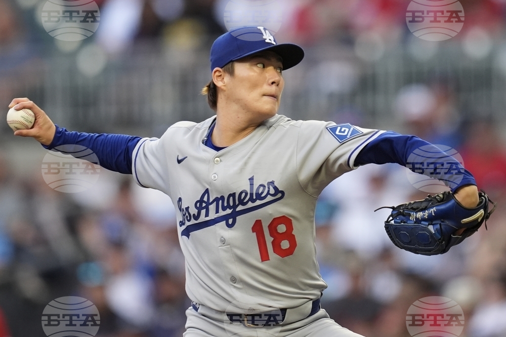 Dodgers Braves Baseball