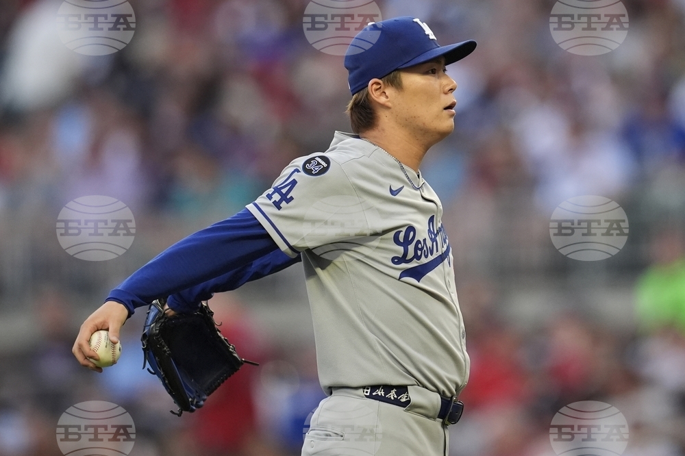 Dodgers Braves Baseball
