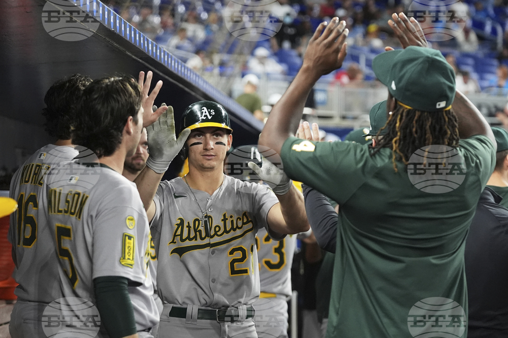 Athletics Marlins Baseball