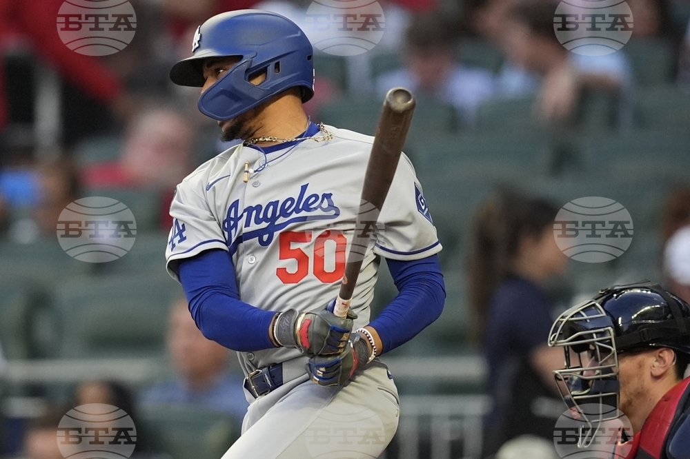 Dodgers Braves Baseball