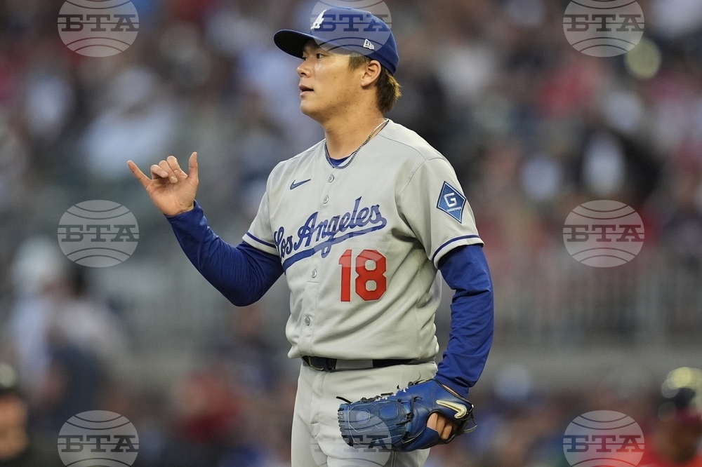 Dodgers Braves Baseball